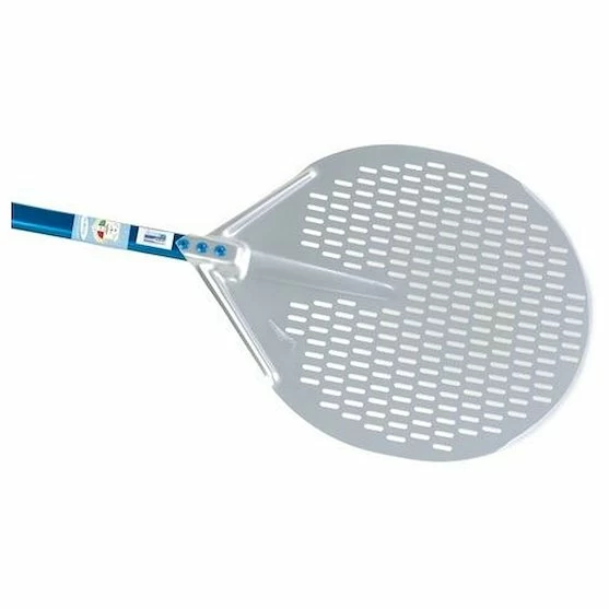 Лопата для пиццы перфорир. d=33 см. l=120 см. алюм. Azzurra Gimetal /1/