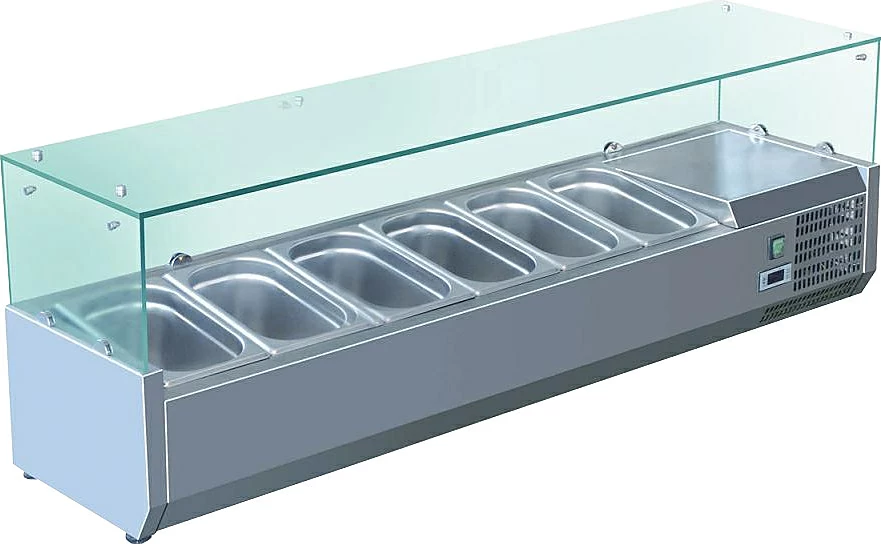 Витрина холодильная настольная Koreco VRX 1400-330 (335I)