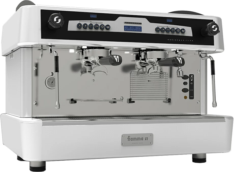 Кофемашина рожковая Fiamma QUADRANT 2 DSP TC BARISTA WHITE (автомат, 2 группы)