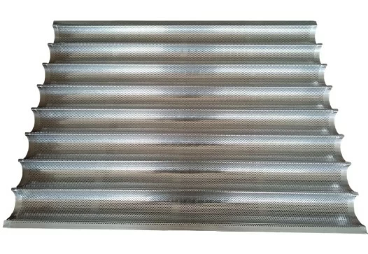 Лист для багет GASTROMIX 8 волн алюминий толщ.1мм 600X800X43