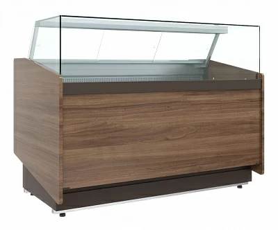 Витрина кондитерская Полюс KC82 SM 1,2-1 (1008 темный дуб)