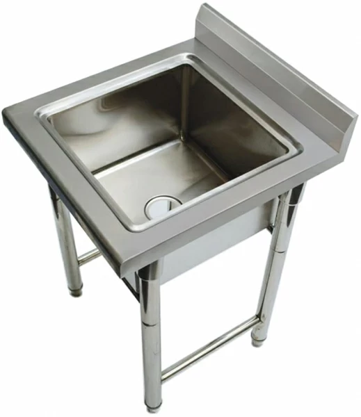 Ванна моечная с бортом VIATTO VA-ST145A 600х650х850 мм нерж.