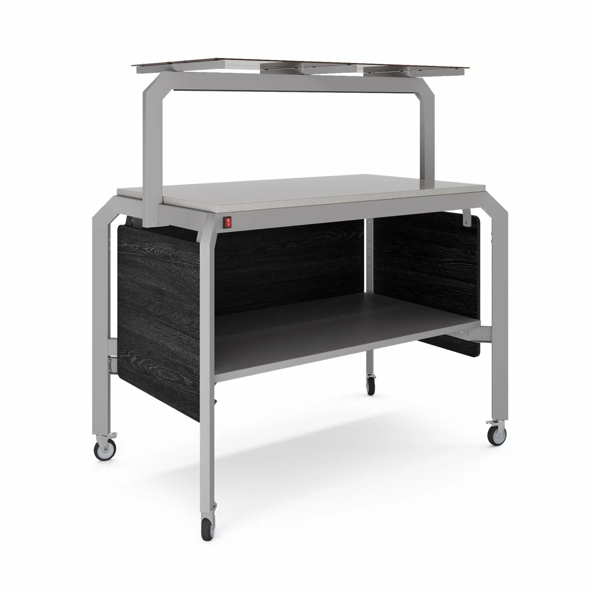 Модуль мобильный нейтральный КОБОР AN150 aluminum/glazed/diamant