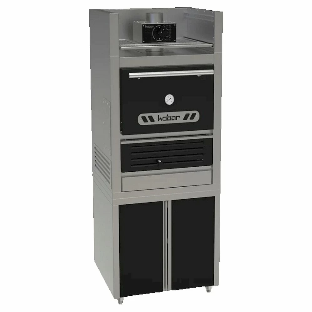 Печь Хоспер + подставка + полка для подогрева Кобор FIRE-25-L BC