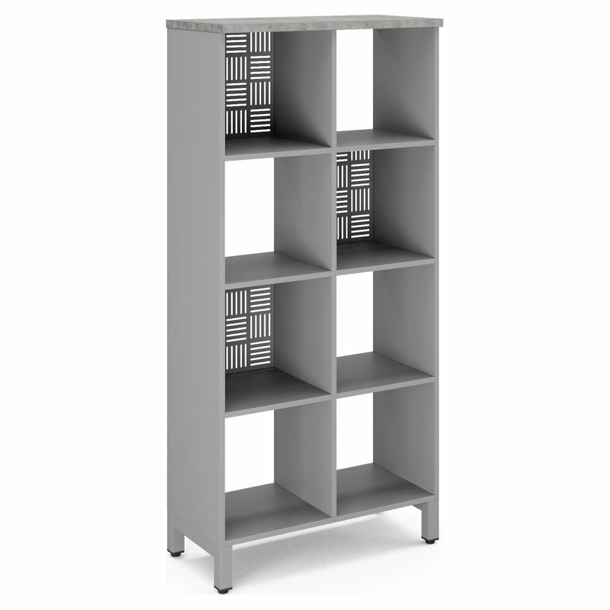 Стеллажная система Kobor SQ-4X2 aluminum/chicago