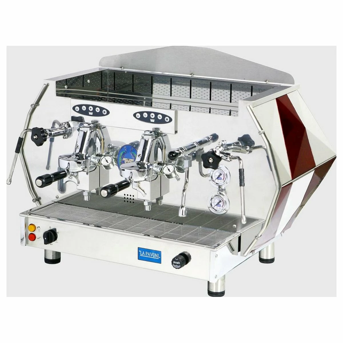 Кофемашина автоматическая La Pavoni DIA2SV красная