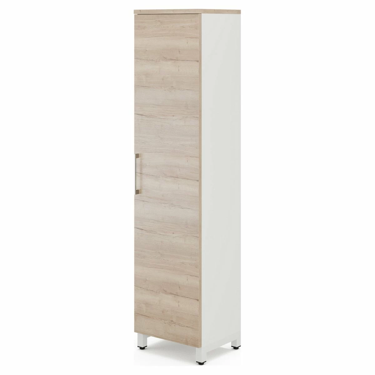 Шкаф распашной Kobor HR/5-45/60/M white/natural