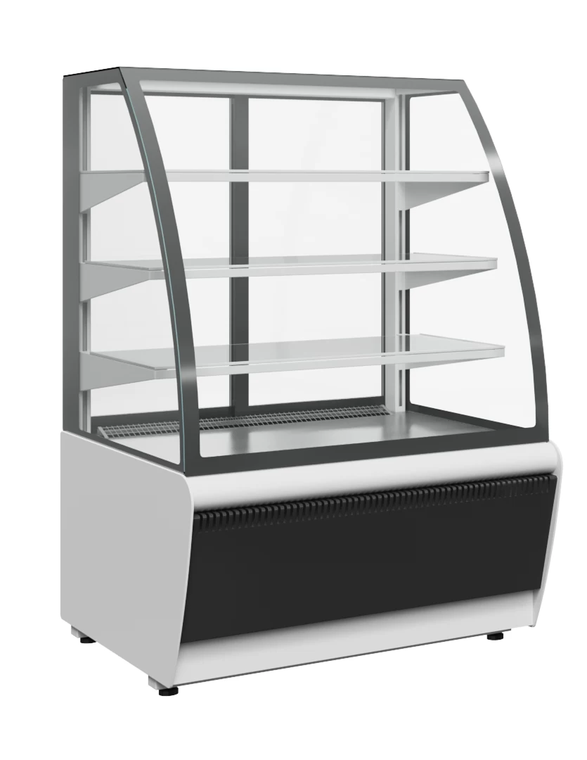 Витрина кондитерская Полюс Carboma STANDARD K70 VV 1,3-1 (ВХСв – 1,3д Люкс Техно)