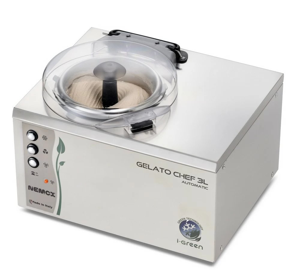 Фризер (батч-фризер) Nemox Gelato Chef 3L AUTOMATIC i-Green для твердого мороженого с 1 чашей 2 л