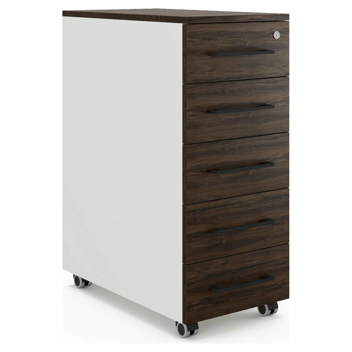 Тумба мобильная Kobor TM5-40/50 white/charlston