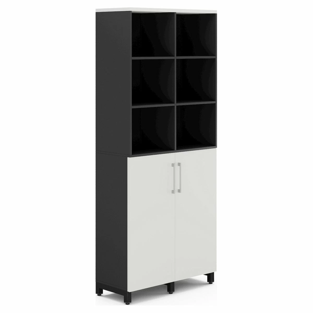 Шкаф распашной Kobor HR/3/3-90/60/M black/premium