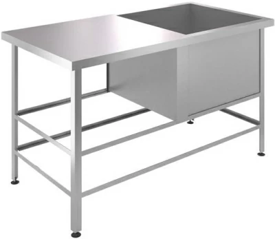 Ванна моечная Assum ВСРП-П-5/12-П (1200х700х850) с бортом