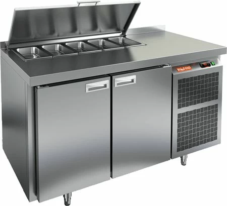 Стол охлаждаемый для салатов HICOLD SL1-11GN (1/3) с крышкой