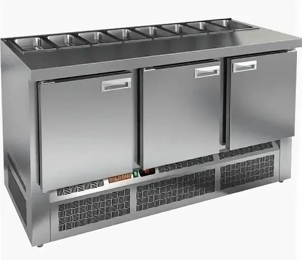 Стол охлаждаемый для салатов HICOLD SLE1-111GN (1/3) без крышки