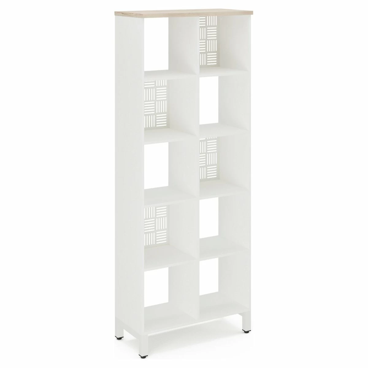 Стеллажная система Kobor SQ-5X2 white/natural