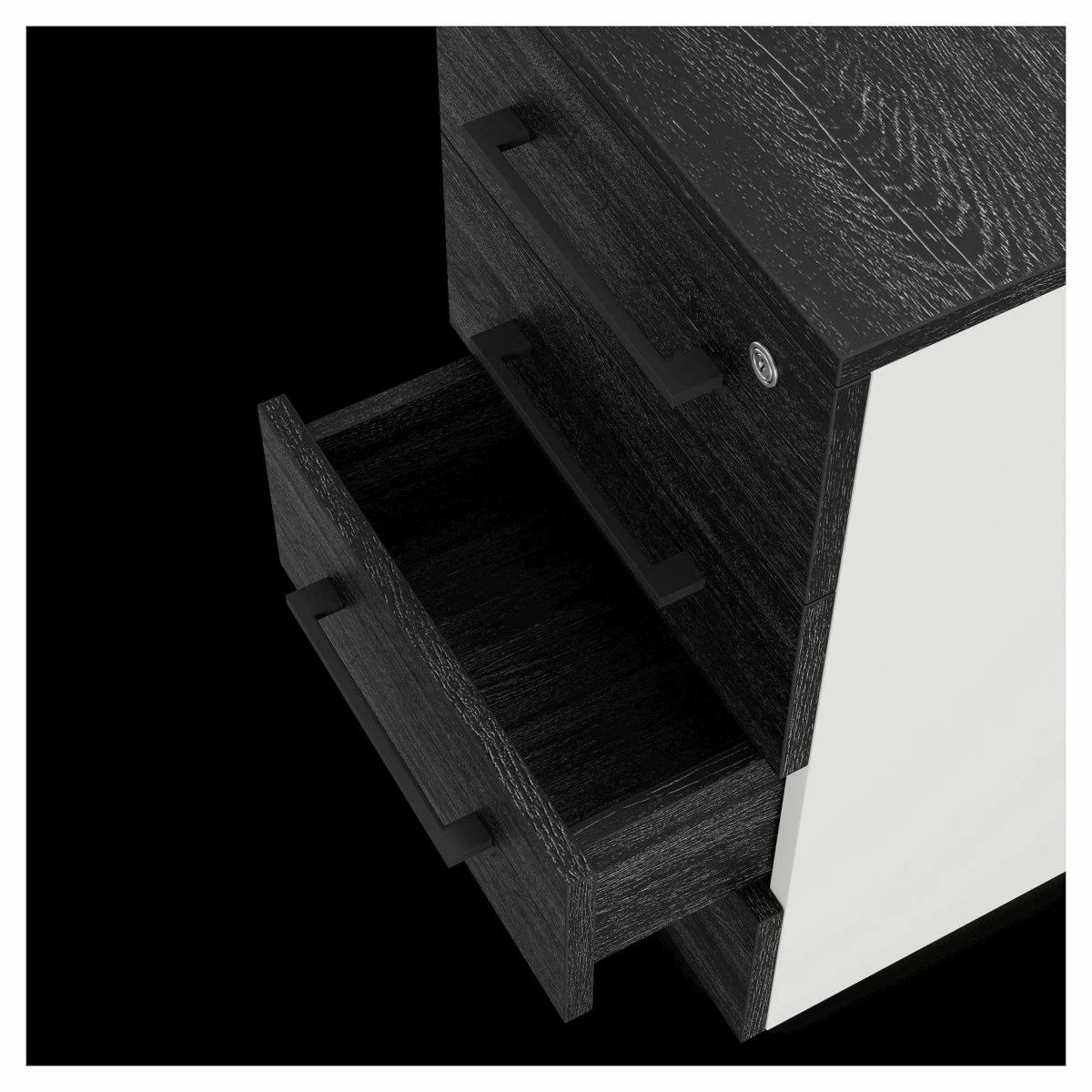 Тумба приставная Kobor TS4-40/70 white/wood