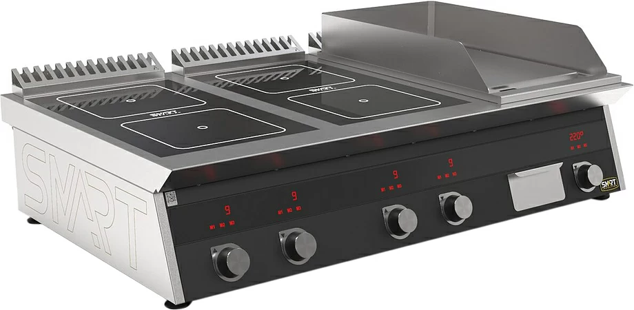 Плита индукционная комбинированная SMART INDUCTION K76-35KPB