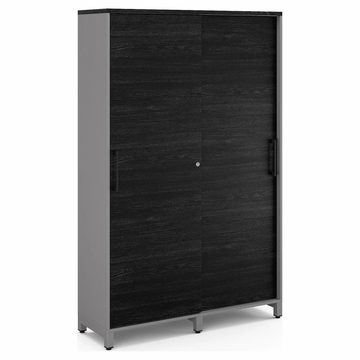 Шкаф-купе гардероб Kobor HKG/5-120/60/M aluminum/wood