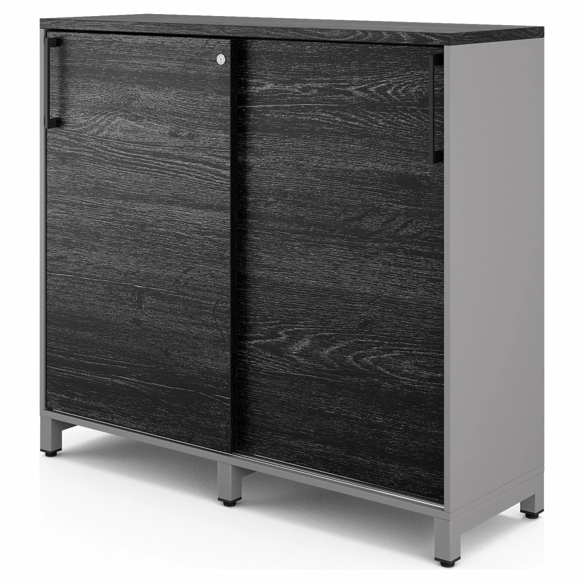 Шкаф-купе Kobor HK/3-120/60/M aluminum/wood
