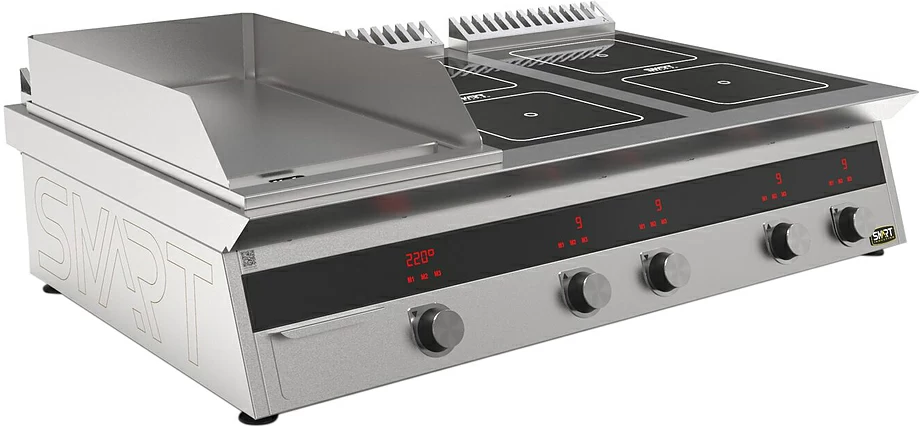 Плита индукционная комбинированная SMART INDUCTION K76-3PKN