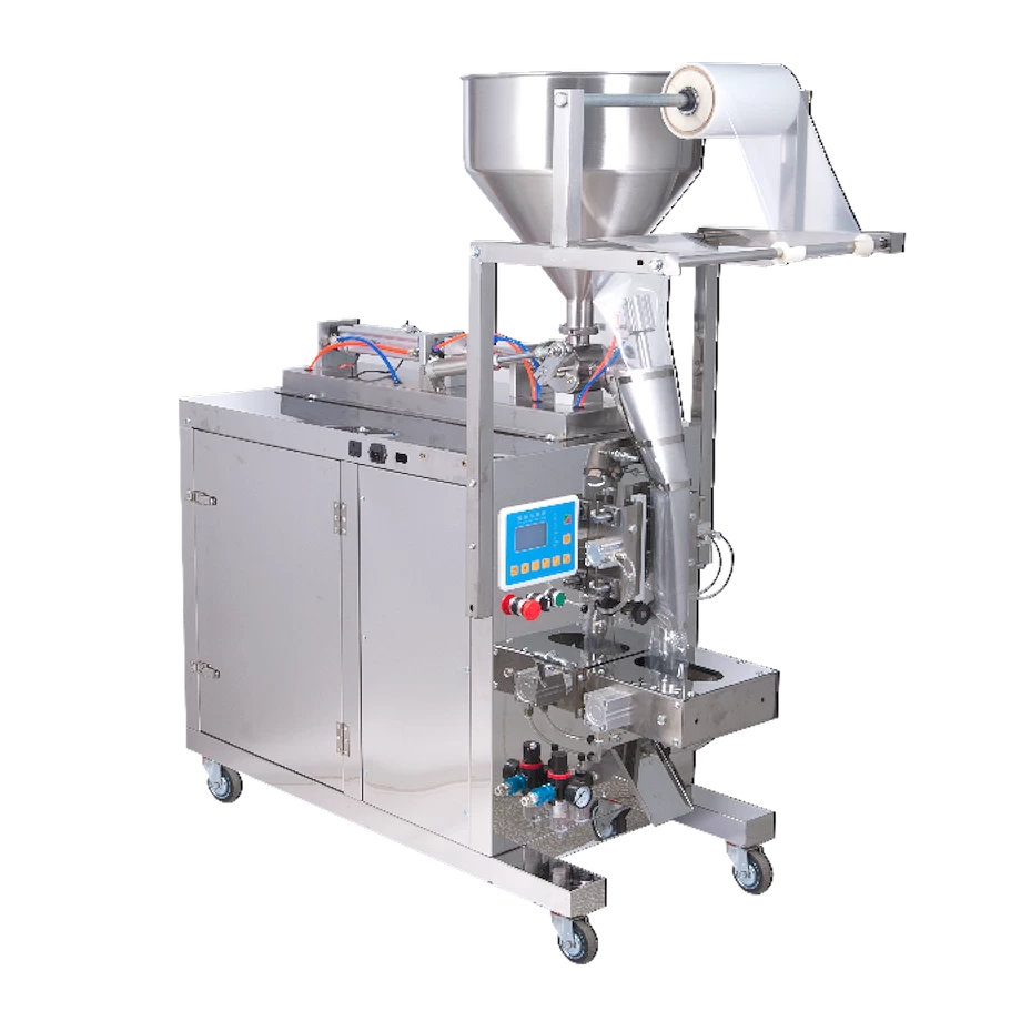Фасовочно-упаковочный аппарат для жидких и пастообразных продуктов Hualian Machinery DXDG-200 NEW (68 мм, 5-50 мл)