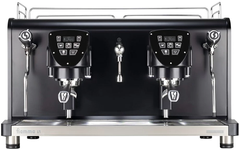 Кофемашина рожковая мультибойлерная Fiamma VELA DUAL 2 TC black (автомат, 2 группы)