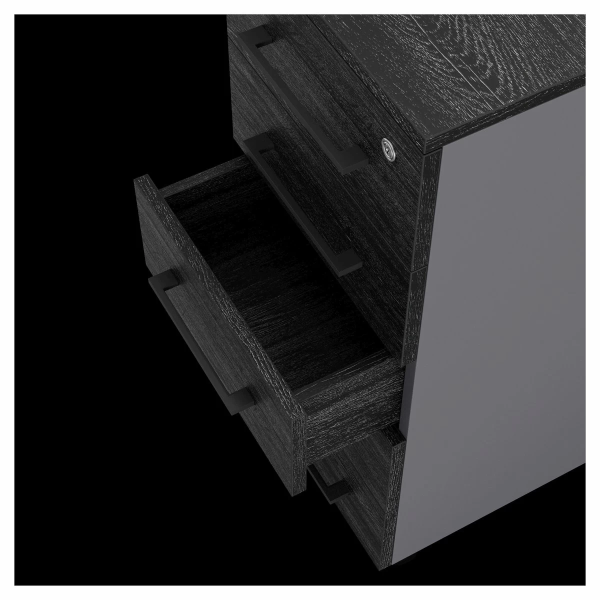 Тумба приставная Kobor TS5-40/80 graphite/wood