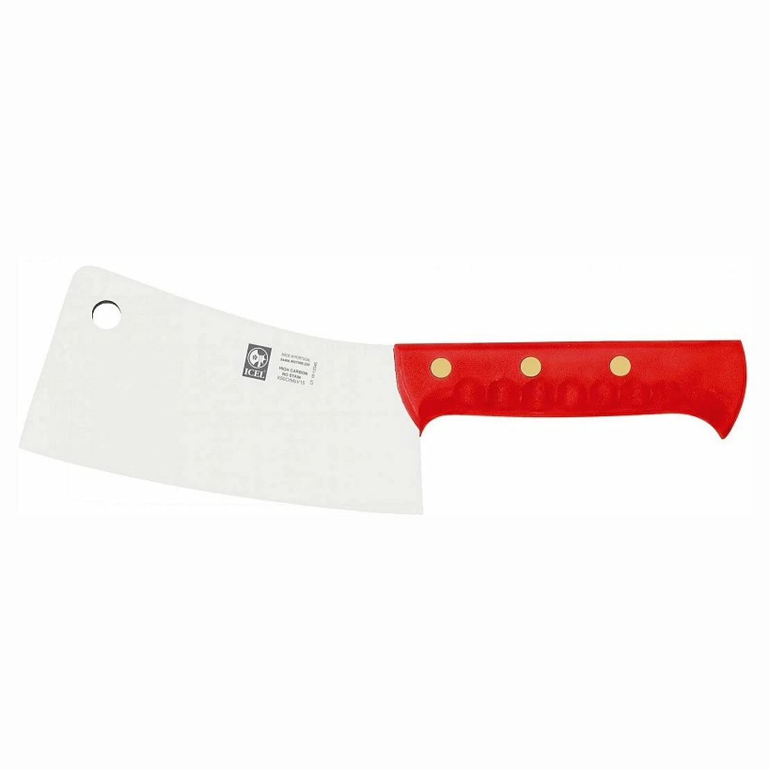Нож для рубки 230/400 мм. 1060 гр. красный TALHO Icel /1/