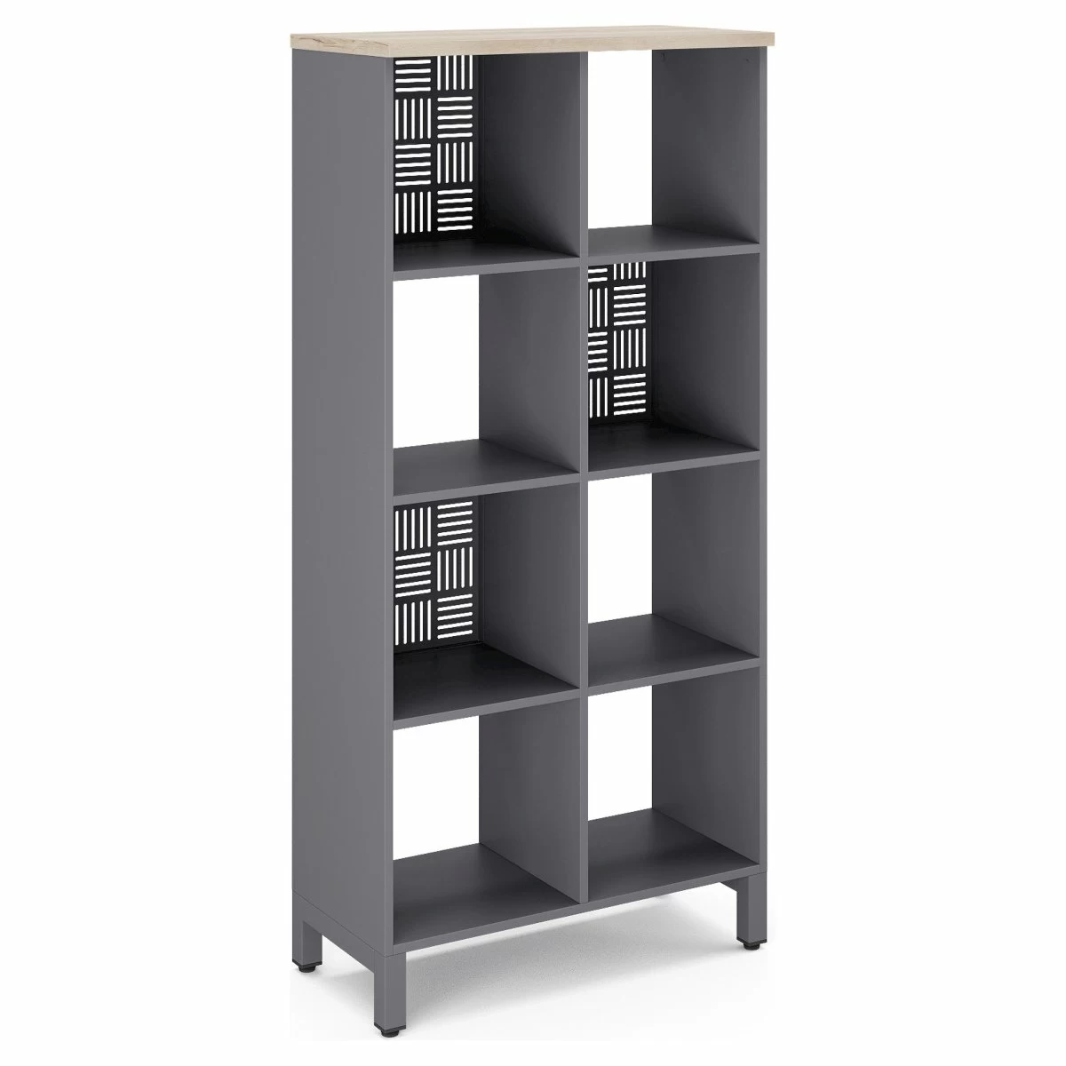 Стеллажная система Kobor SQ-4X2 graphite/natural