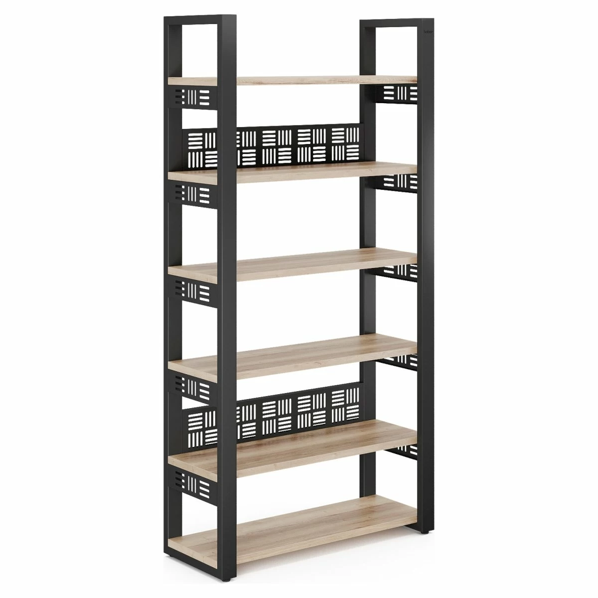 Стеллаж открытый Kobor SO6-100/36 black/natural