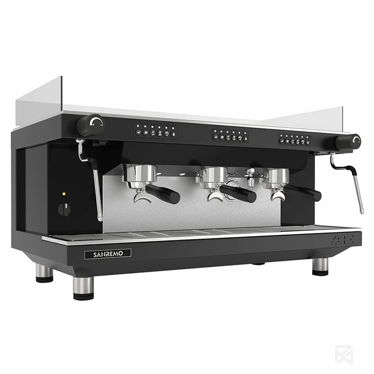 Кофемашина Sanremo Zoe SAP Tall 3Gr, полуавтоматическая, высокие группы, чёрная