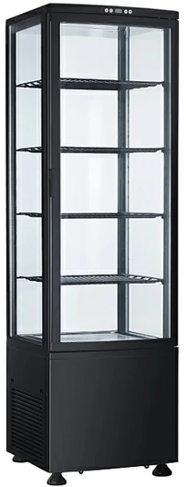 Витрина холодильная Koreco RTC 235L черная