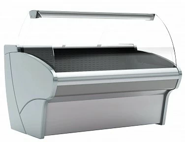 Витрина среднетемпературная Полюс Carboma G110 SV 1,25-1, с боковинами, ВХСр-1,25ш G110, 9006
