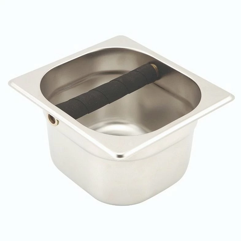 Нок-бокс металлический для кофейного жмыха 17,6*16,2*10 см. MGsteel /1/