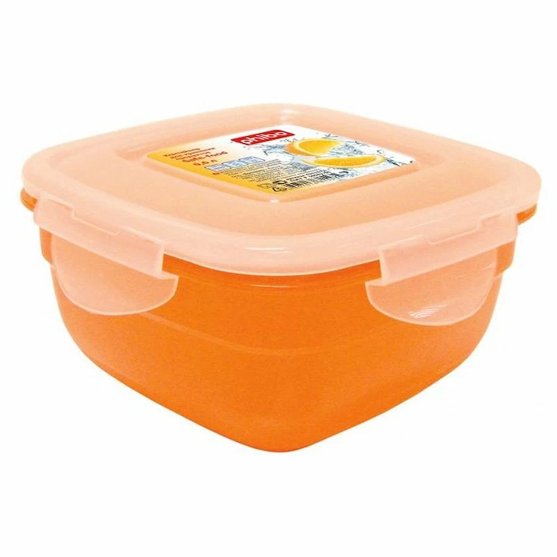 Контейнер для продуктов квадр. 0,6 л 13*13*7см п/п цвет а асорт. SAFE-FOOD Рс /1/30/