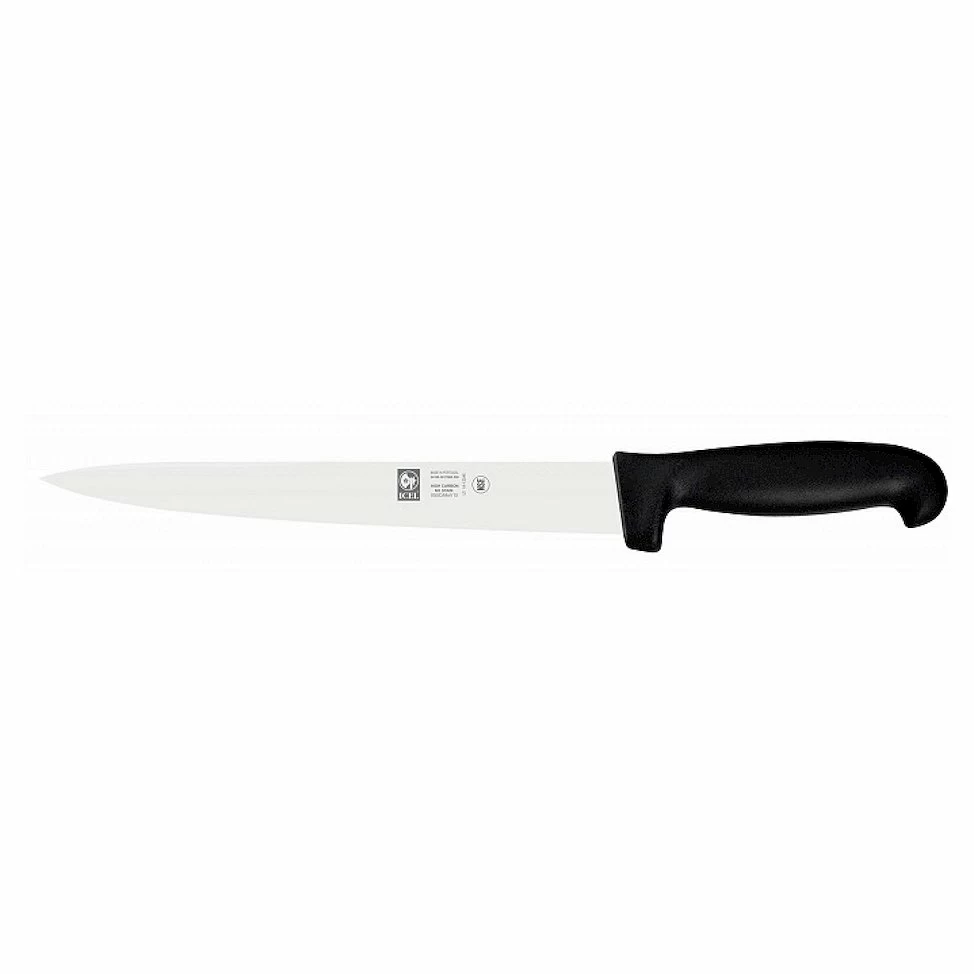 Нож для мяса 250/385 мм. черный Poly Icel /1/6/