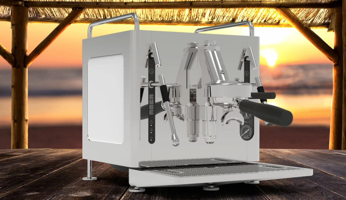 Кофемашина Sanremo Cube V Bicolor 1 Gr, стальная-белая, wifi — вибрационный насос