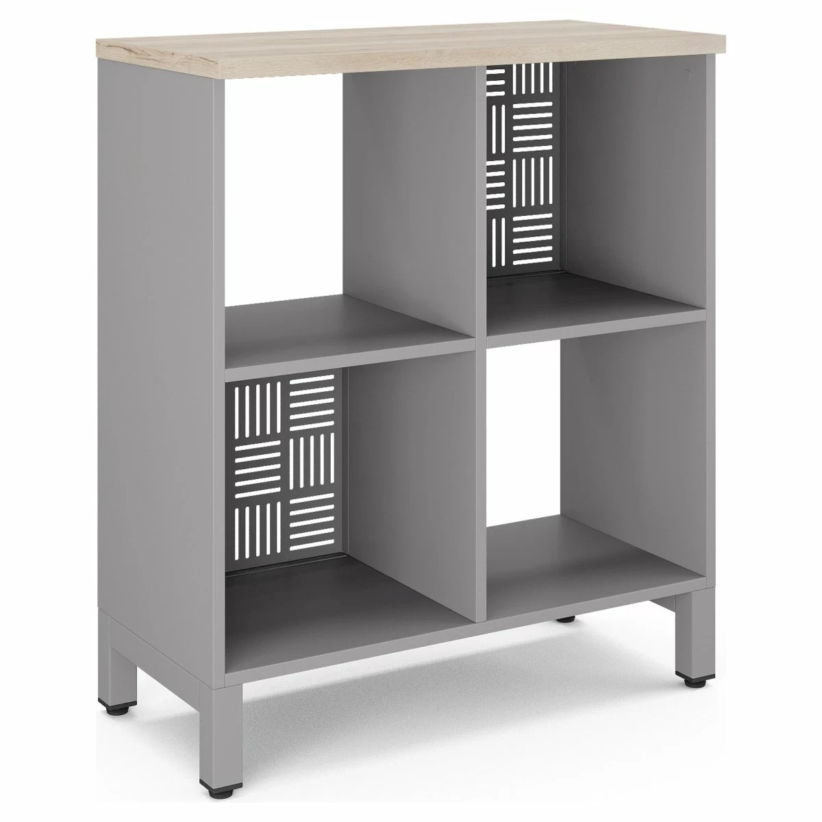 Стеллажная система Kobor SQ-2Х2 aluminum/natural