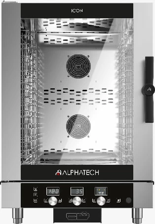 Пароконвектомат с инжекторным пароувлажнением Alphatech ICET101E+ILCS2+ISC04