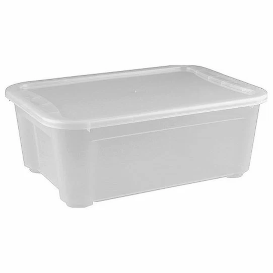 Контейнер для продуктов прямоуг. 10 л. 38,9*27,5*14,5 см. п/п Кристалл Рс /1/8/