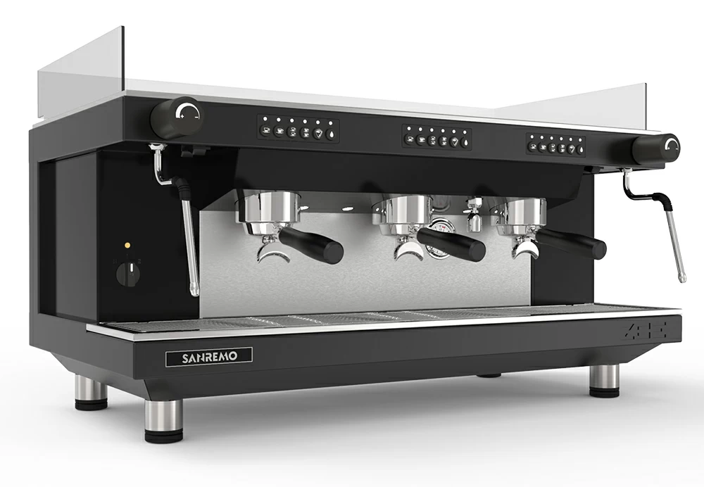 Кофемашина Sanremo Zoe SED 3Gr, автоматическая, черная
