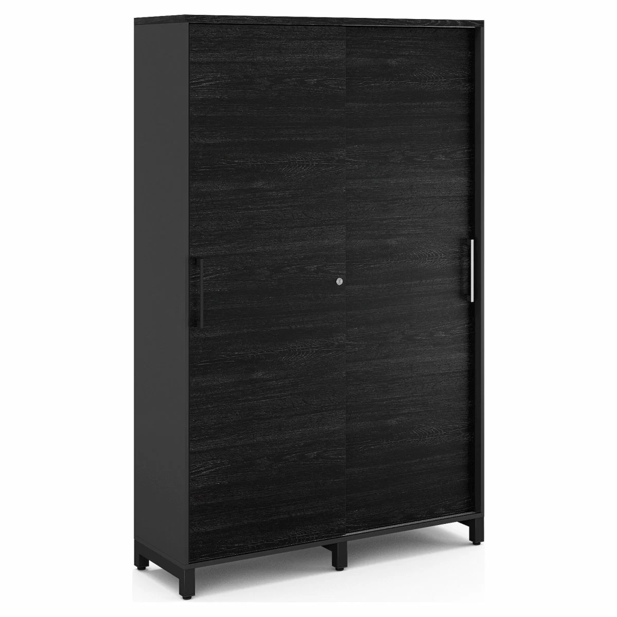 Шкаф-купе гардероб Kobor HKG/5-120/40/M black/wood