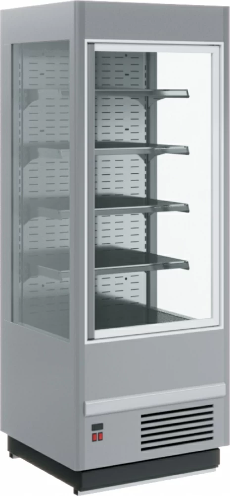 Горка холодильная Полюс Carboma FС 20-08 VM 0,7-2 0430 (Cube 1930/875 ВХСп-0,7 INOX)