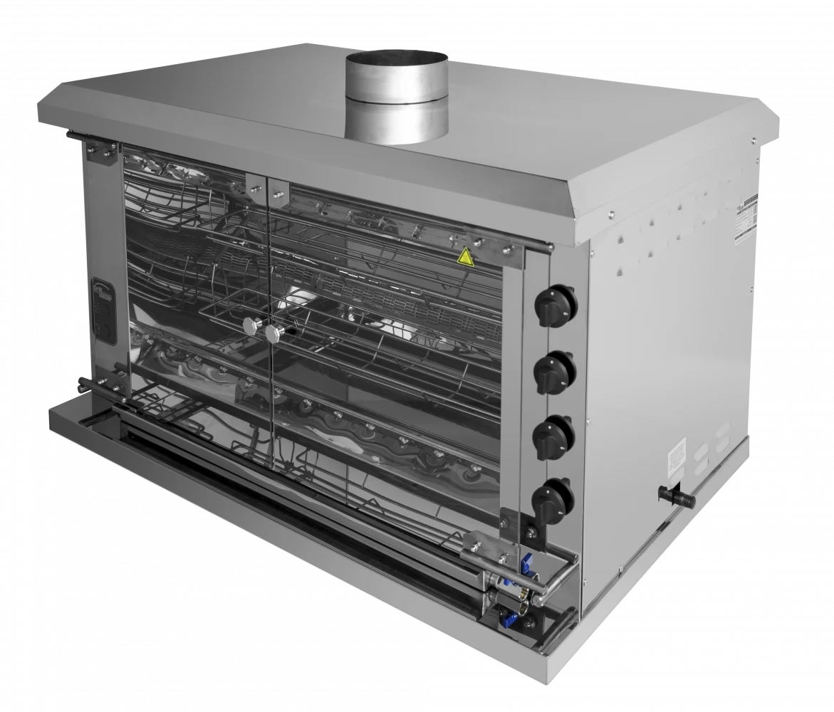 Гриль карусельный газовый Grill Master Ф4К1Г (11101) (30 ТУШЕК)