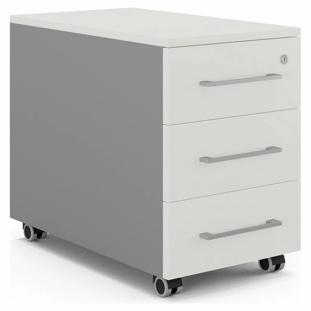Тумба мобильная Kobor TM3-40/60 aluminum/premium