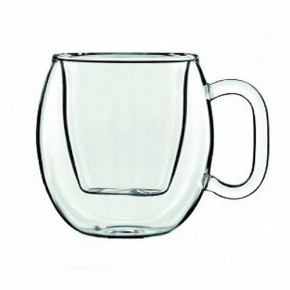 Кружка 300 мл. d=106, h=109 мм с двойными стенками Caffe Supremo Thermic Glass Luigi/2/