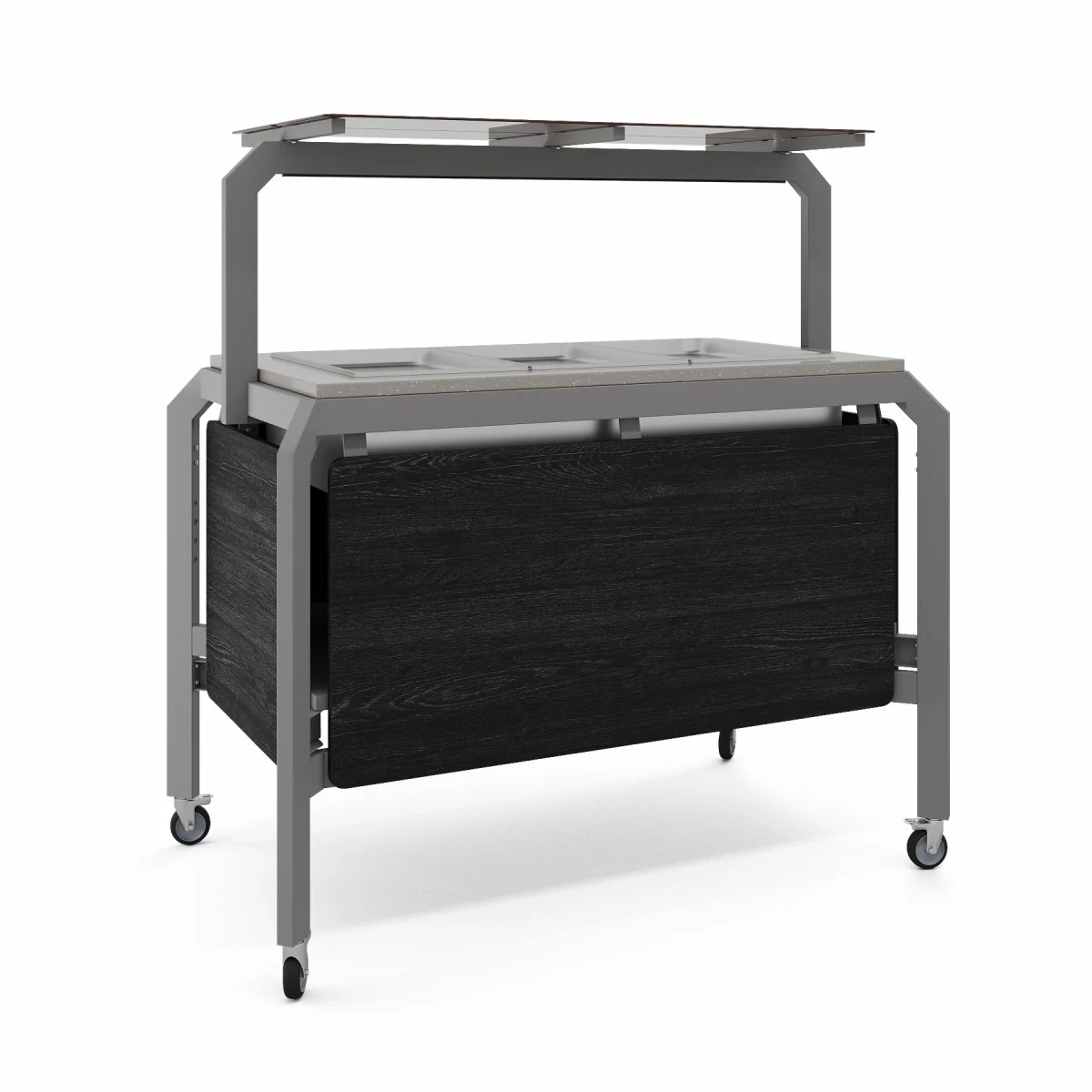 Модуль мобильный холодильный КОБОР AO120 aluminum/glazed/diamant