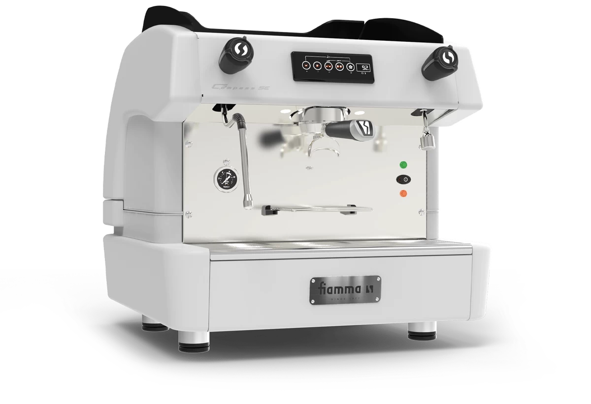 Кофемашина рожковая Fiamma COMPASS 1 SE TC White (автомат, 1 группа)