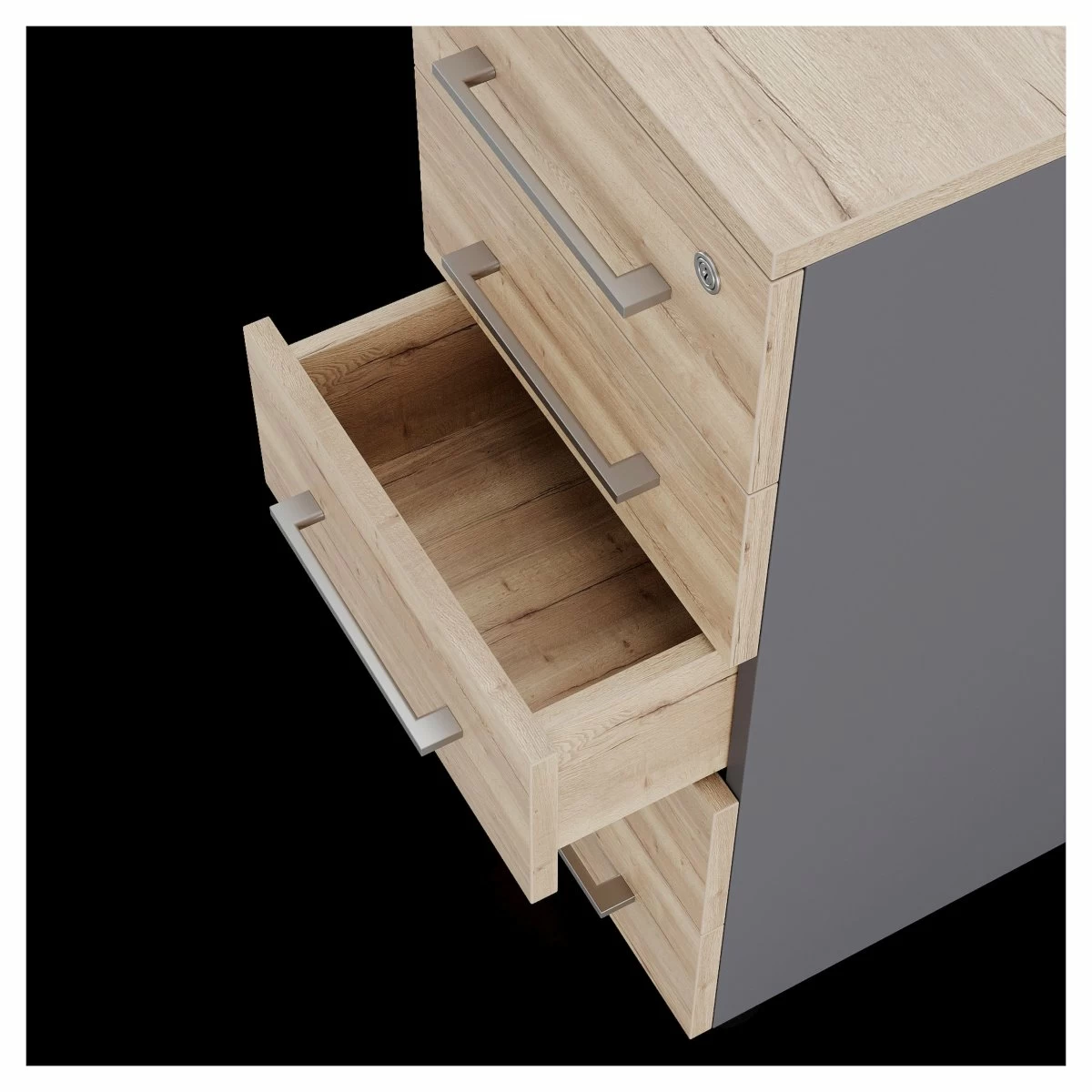 Тумба приставная Kobor TS5-40/80 graphite/natural