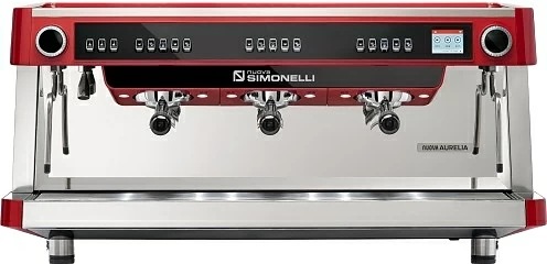 Кофемашина рожковая автоматическая Nuova Simonelli Nuova Aurelia VOL XT 3Gr V 380 V red+PID+high groups+LED+Group Display